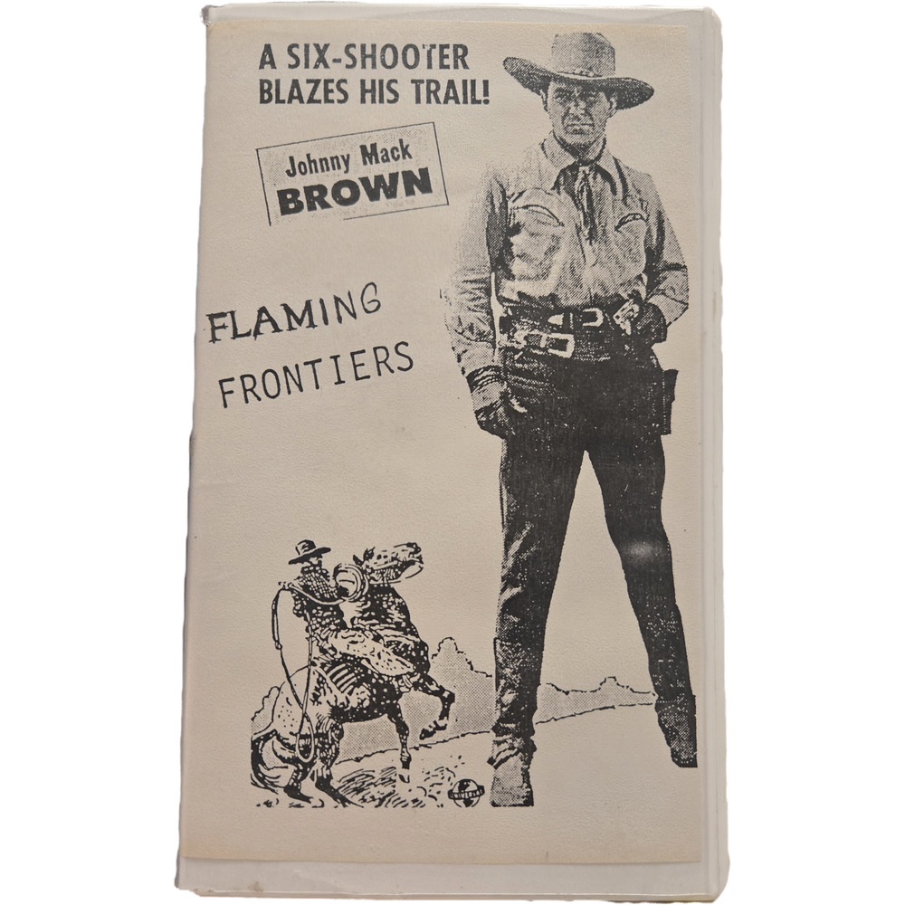 Flaming Frontiers Johnny Mack Brown 15-Chapter Serial VHS